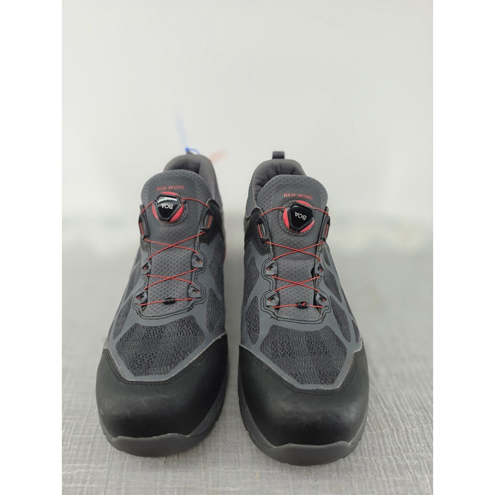 Red Wing 6343 CoolTech Athletics BOA Safety Toe Work Shoes Mens 12 D Gray Black